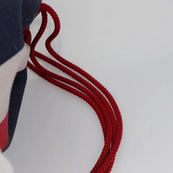 GUCCI Backpack Canvas Red Navy 473872 Auth - Picture 7 of 16